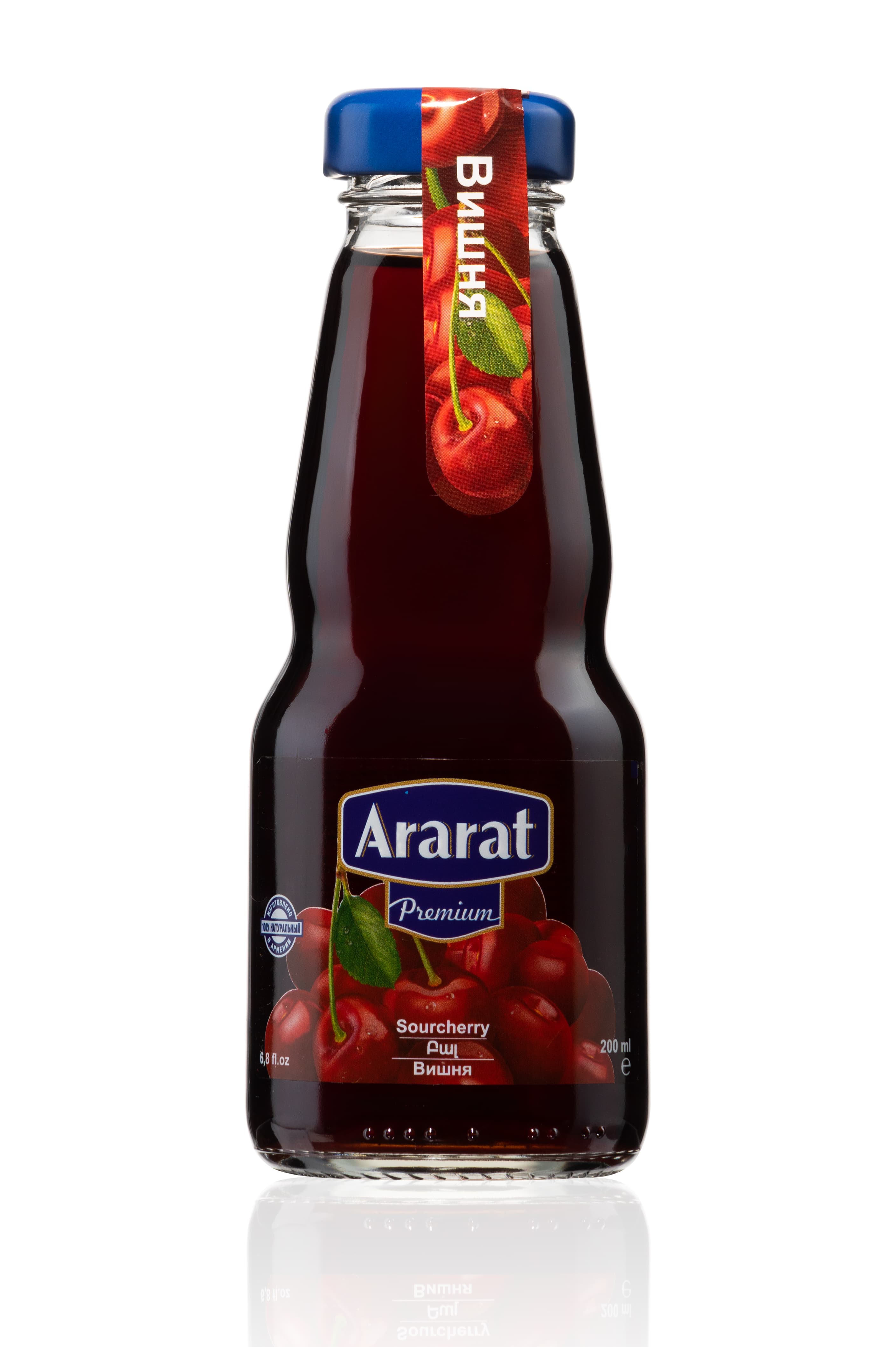 картинка Вишневый нектар "Ararat Premium" 0.2л. ст. от магазина Армениум