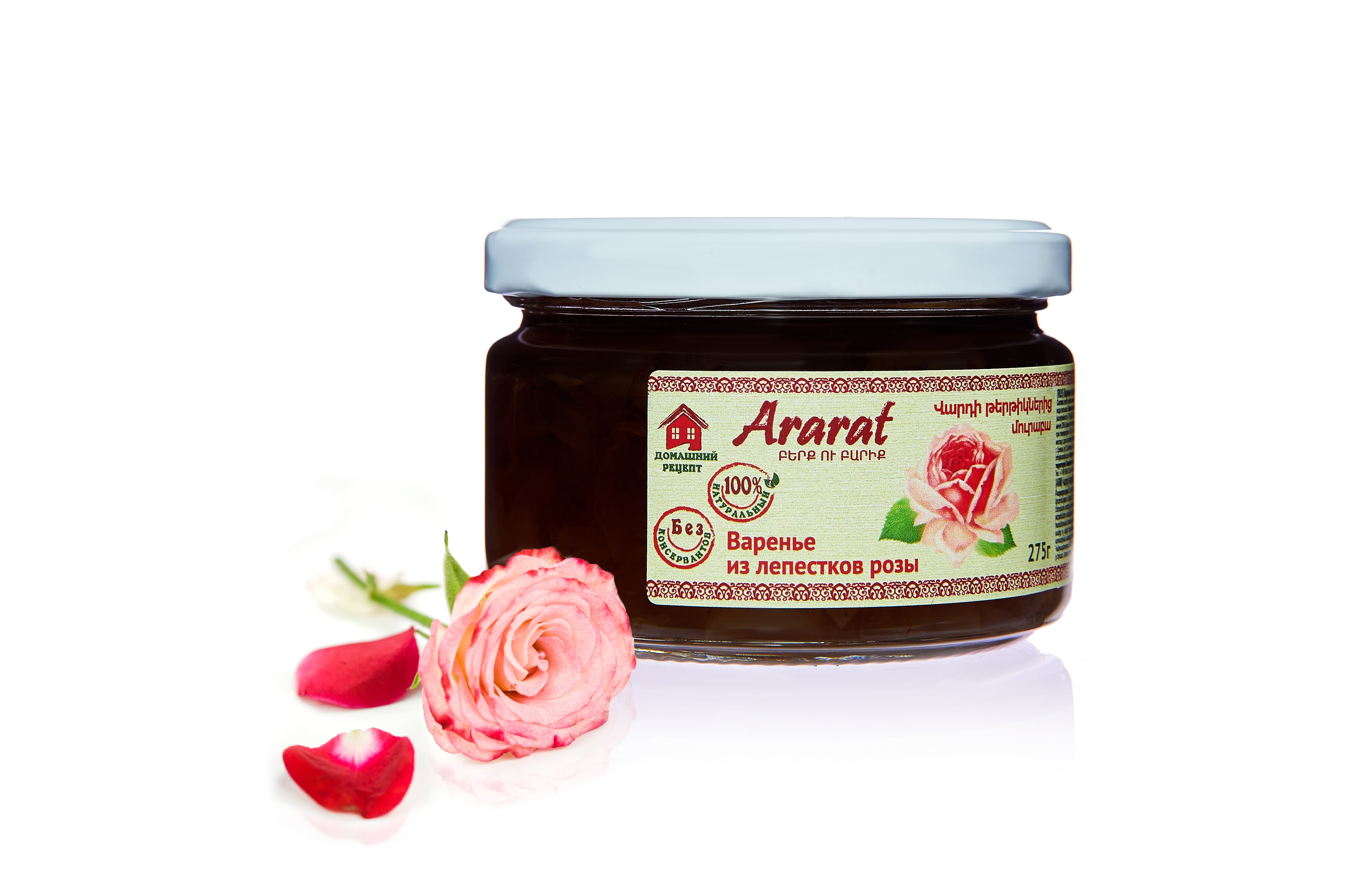 картинка Варенье из лепестков розы "Ararat" в/с 275гр. от магазина Армениум
