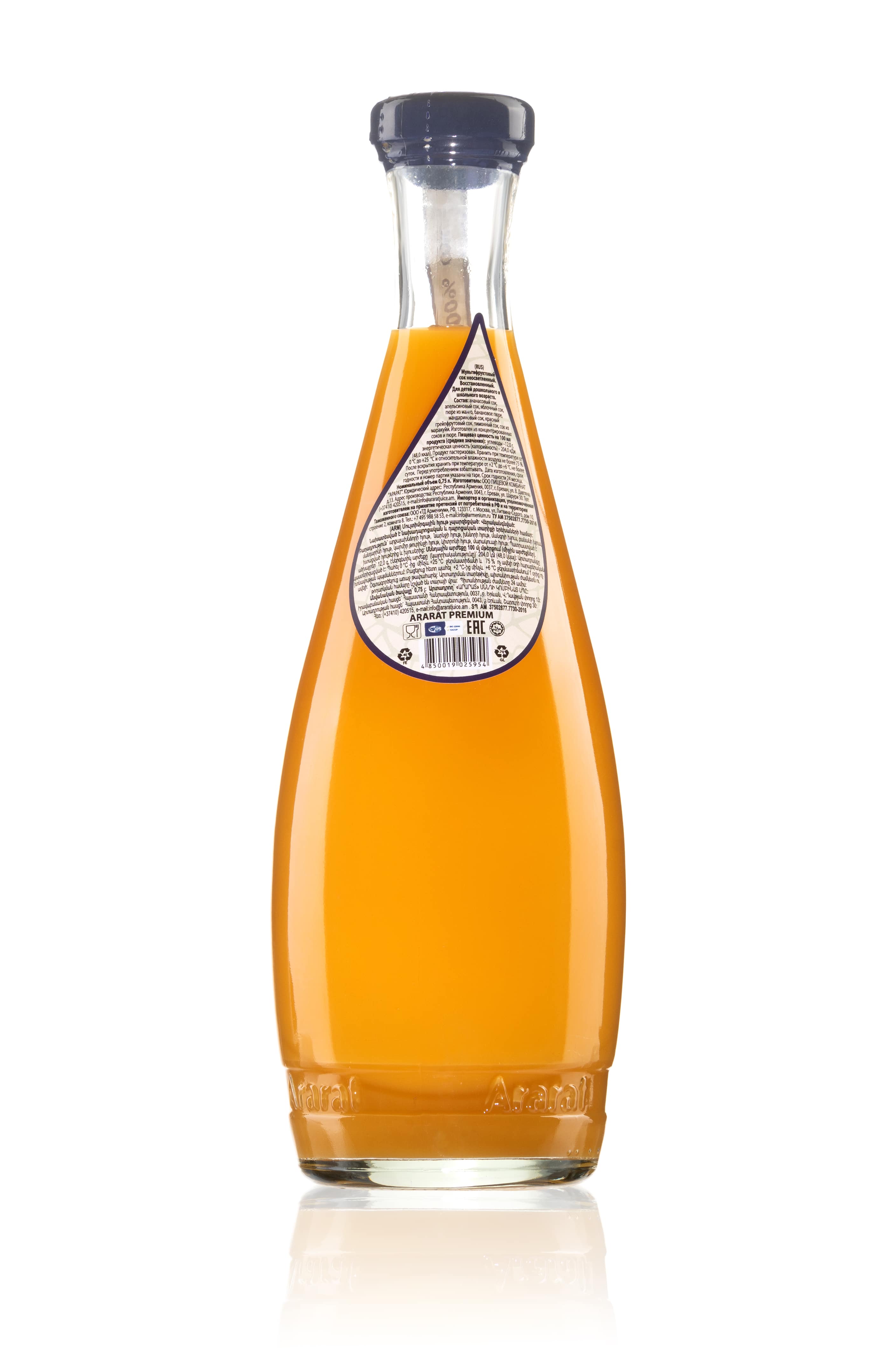 картинка Мультифруктовый сок "Ararat Premium" 0,75л. ст. от магазина Армениум
