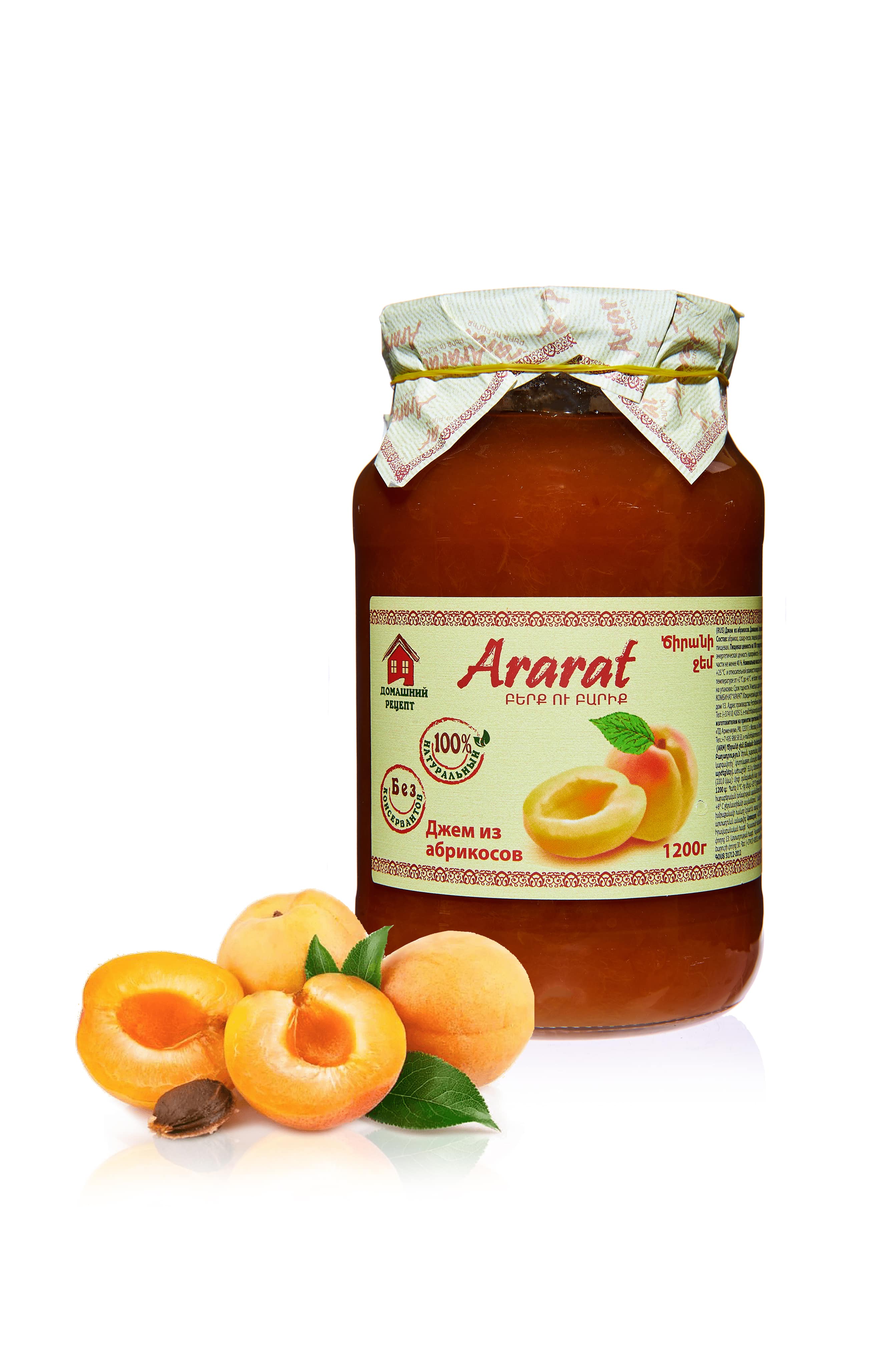 картинка Джем из абрикоса "Ararat" 1200гр. от магазина Армениум